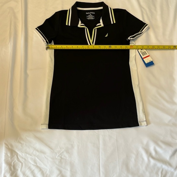 Nautica Women's Black Polo Shirt - Picture 4 of 10